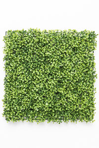 Yapay Duvar Paneli Uv Korumalı Şimşir Açık Yeşil 50*50