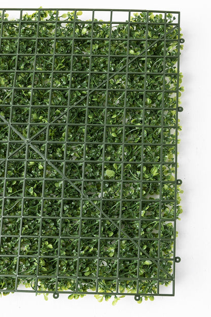 Yapay Duvar Paneli Uv Korumalı Şimşir Açık Yeşil 50*50