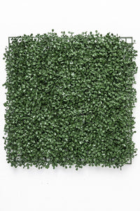 Yapay Duvar Paneli Uv Korumalı Şimşir Koyu Yeşil 50*50
