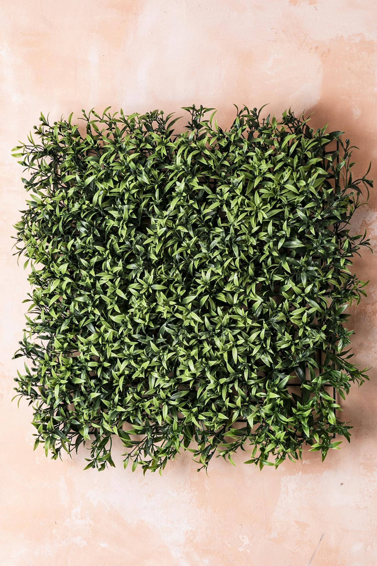 Yapay Duvar Paneli Uv Korumalı Zeytin Yaprağı 50*50