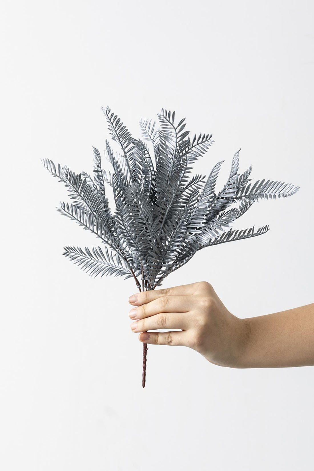 Yapay Fenix Demeti Gri 35 Cm 7 Dal(Uv)