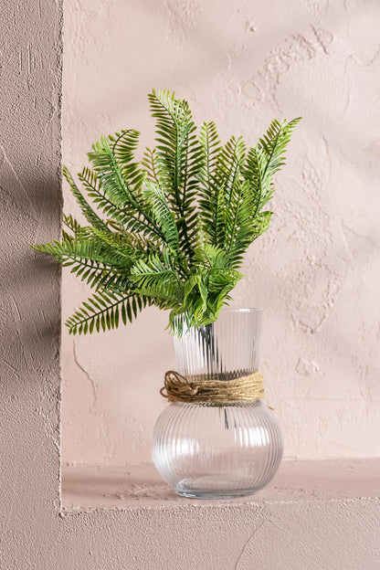 Yapay Fenix Demeti Yeşil 35 Cm 7 Dal(Uv)