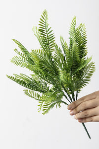 Yapay Fenix Demeti Yeşil 35 Cm 7 Dal(Uv)