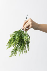 Yapay Fenix Demeti Yeşil 35 Cm 7 Dal(Uv)