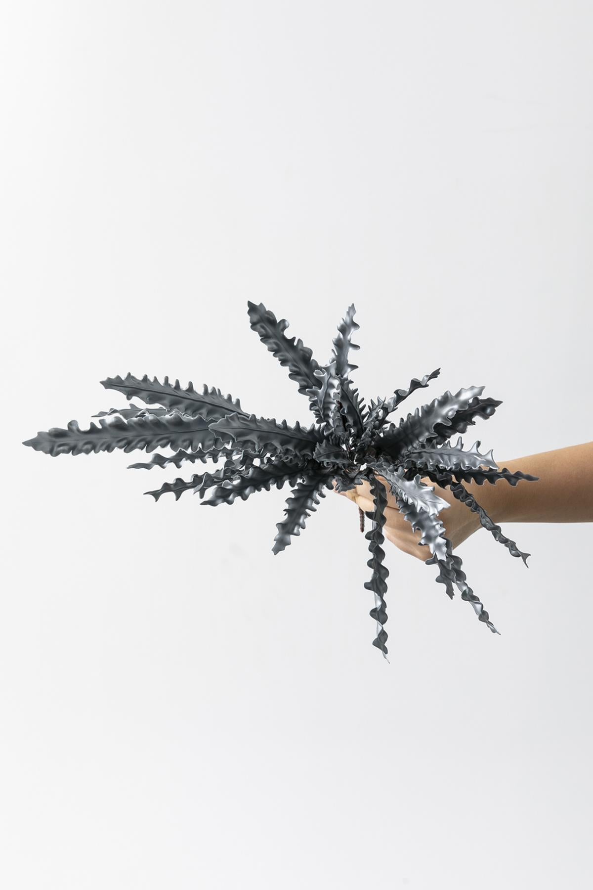 Yapay Fujer Demeti Gri 40 Cm 5 Dal(Uv)