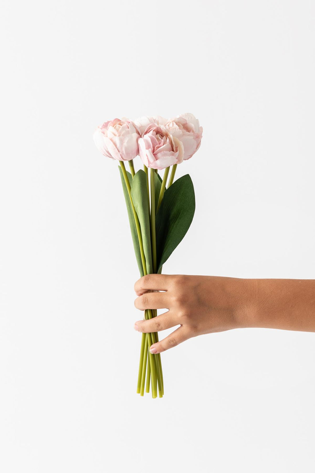 Yapay Gelin Eli Demeti 35 Cm 8 Dal Açık Pembe