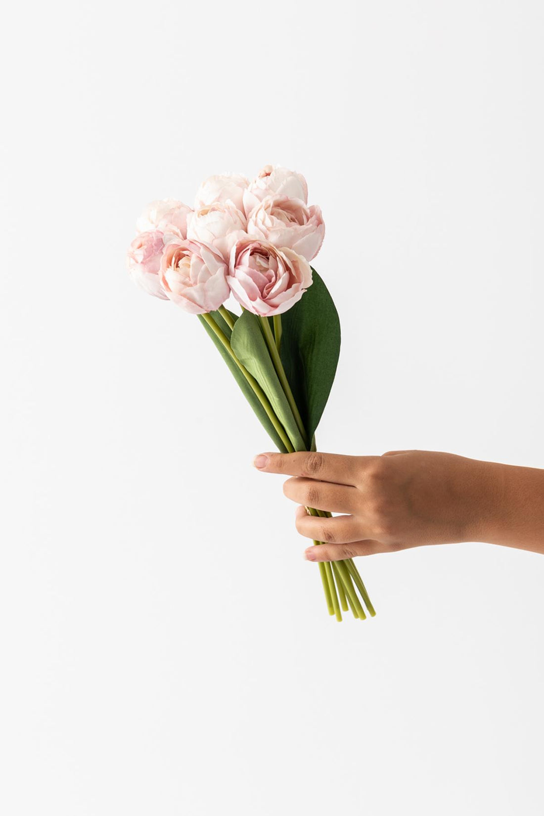 Yapay Gelin Eli Demeti 35 Cm 8 Dal Açık Pembe