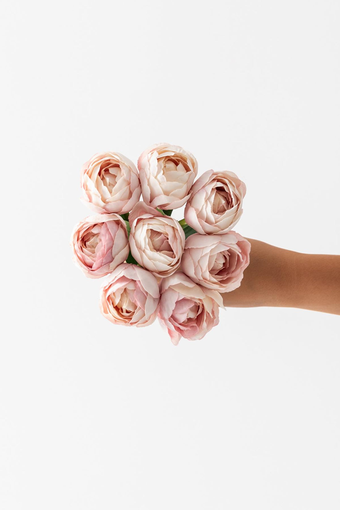 Yapay Gelin Eli Demeti 35 Cm 8 Dal Açık Pembe