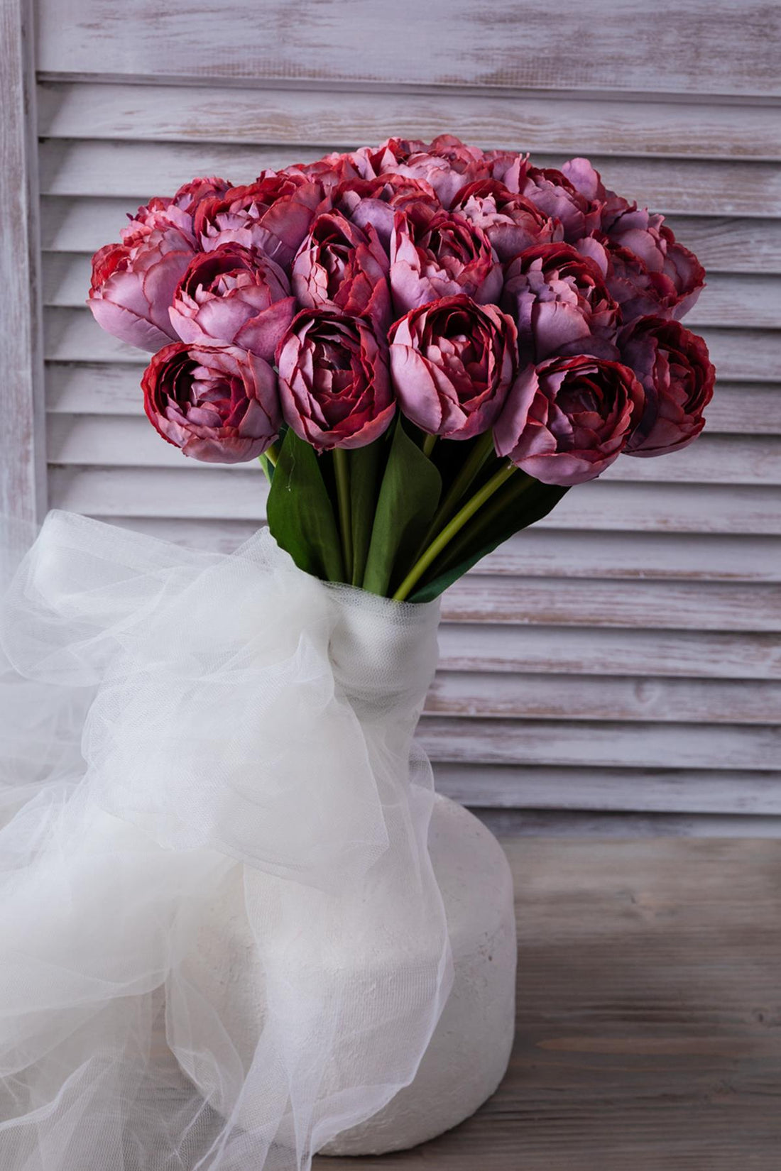 Yapay Gelin Eli Demeti 35 Cm 8 Dal Gül Kurusu