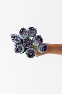 Yapay Gelin Eli Demeti 35 Cm 8 Dal Mavi