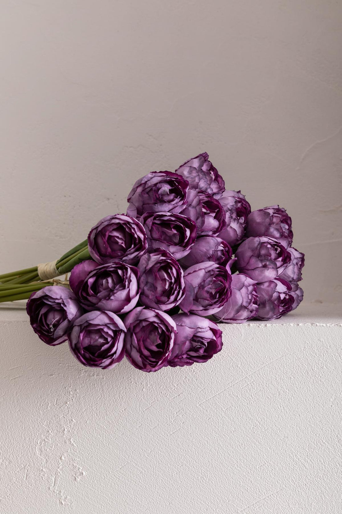 Yapay Gelin Eli Demeti 35 Cm 8 Dal Mor