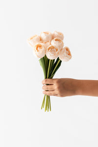 Yapay Gelin Eli Demeti 35 Cm 8 Dal Somon