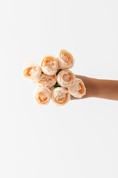 Yapay Gelin Eli Demeti 35 Cm 8 Dal Somon