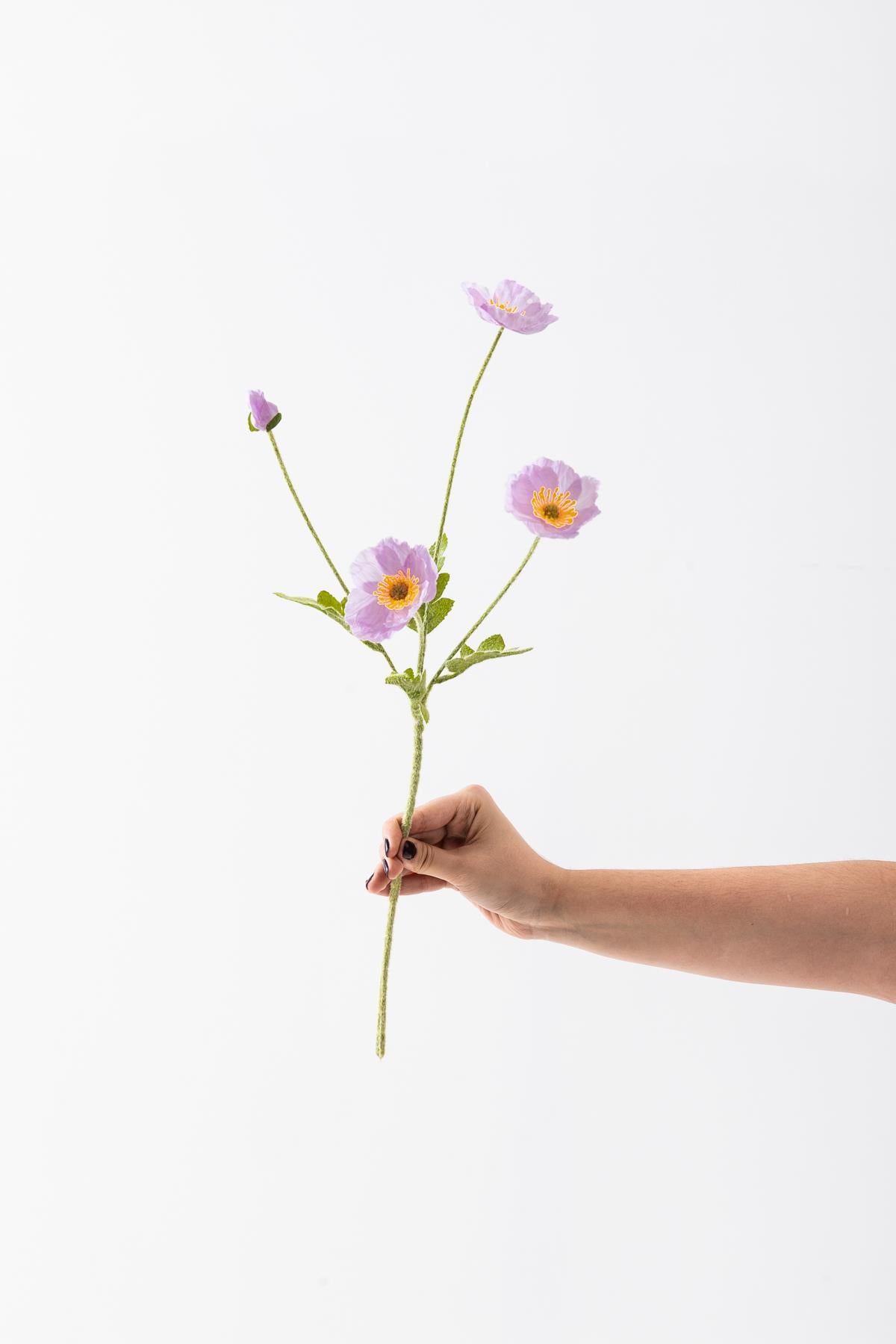 Yapay Gelincik Çiçeği 60 Cm Tek Dal