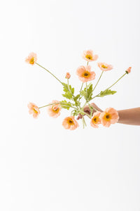 Yapay Gelincik Çiçeği 60 Cm Tek Dal