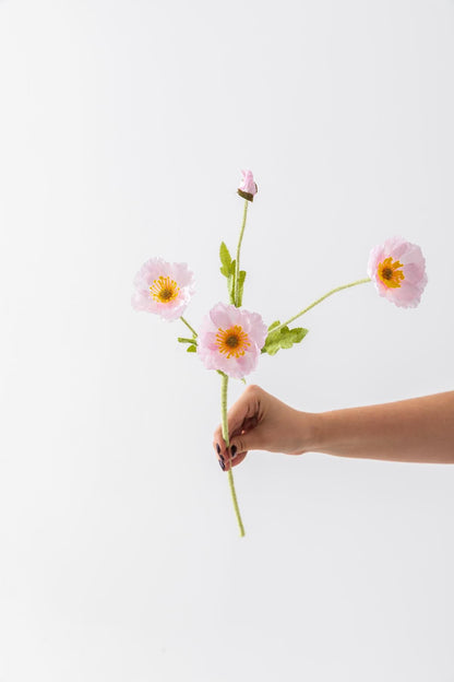 Yapay Gelincik Çiçeği 60 Cm Tek Dal