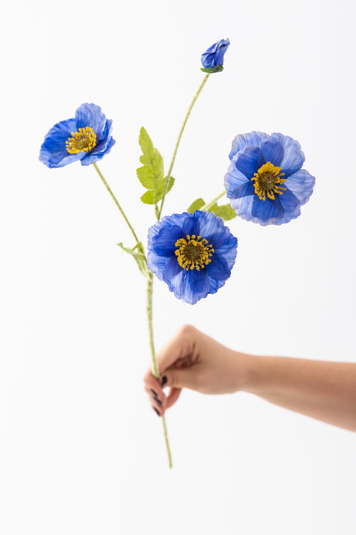 Yapay Gelincik Çiçeği 60 Cm Tek Dal