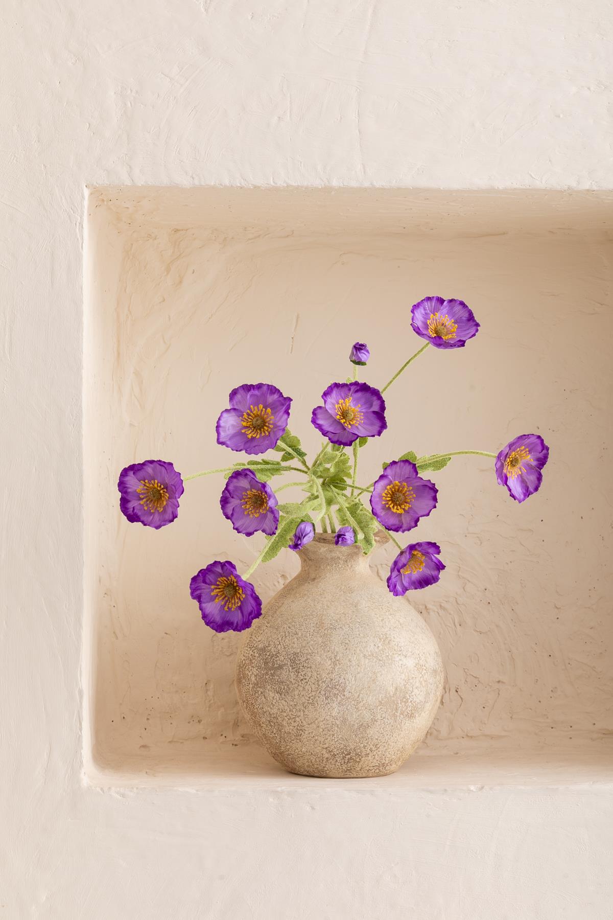 Yapay Gelincik Çiçeği 60 Cm Tek Dal