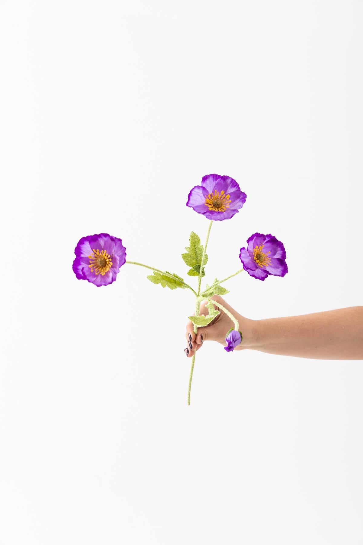 Yapay Gelincik Çiçeği 60 Cm Tek Dal