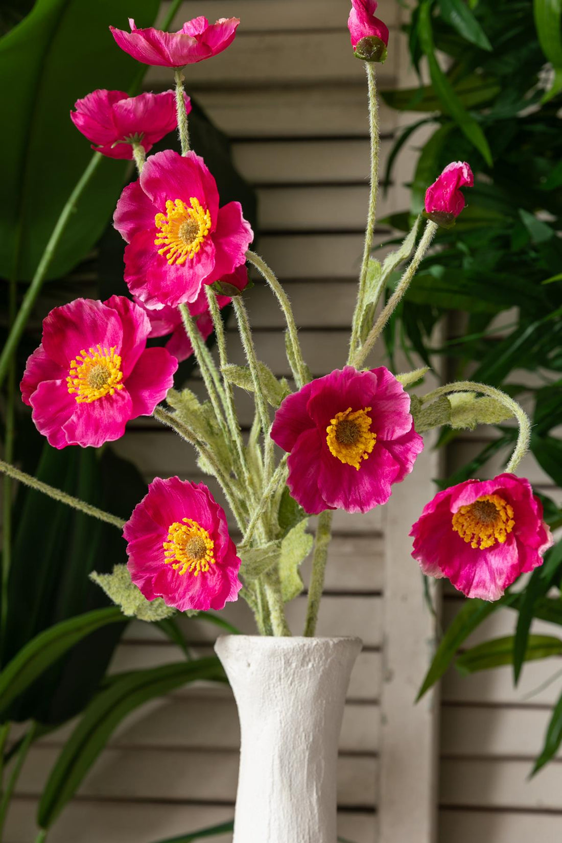 Yapay Gelincik Çiçeği 60 Cm Tek Dal Fuşya