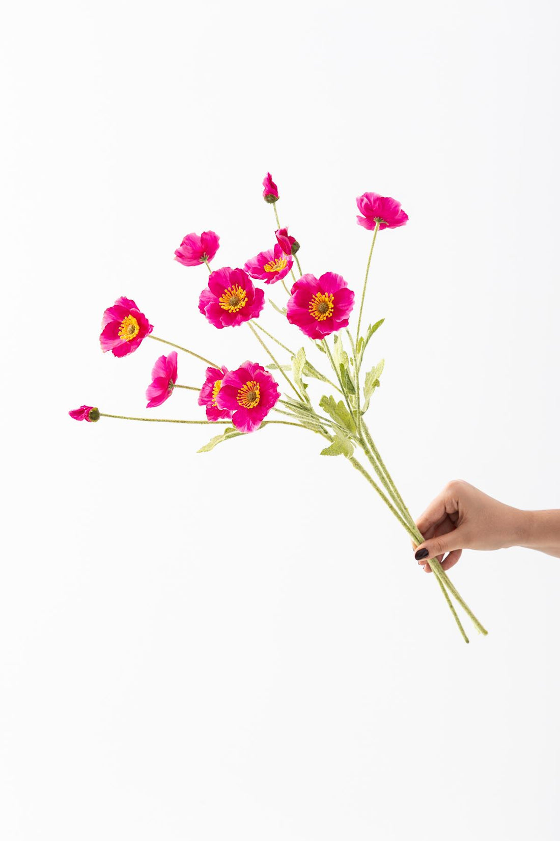 Yapay Gelincik Çiçeği 60 Cm Tek Dal Fuşya