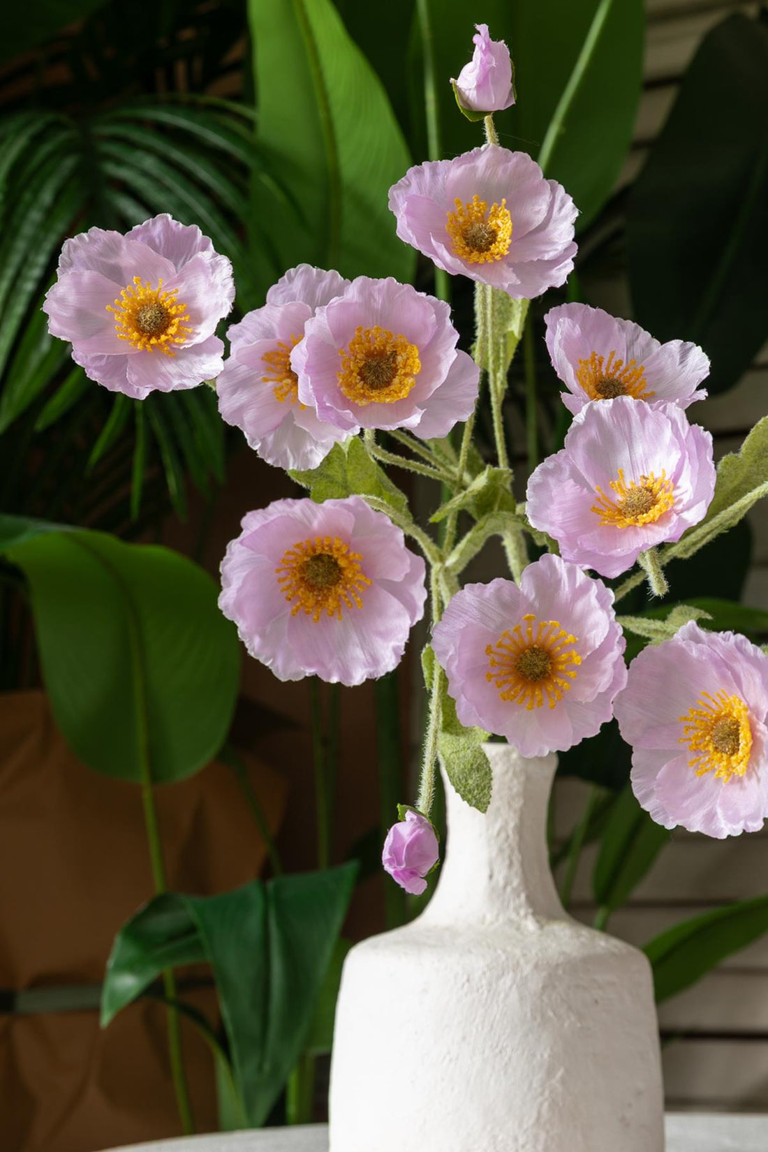 Yapay Gelincik Çiçeği 60 Cm Tek Dal Lila