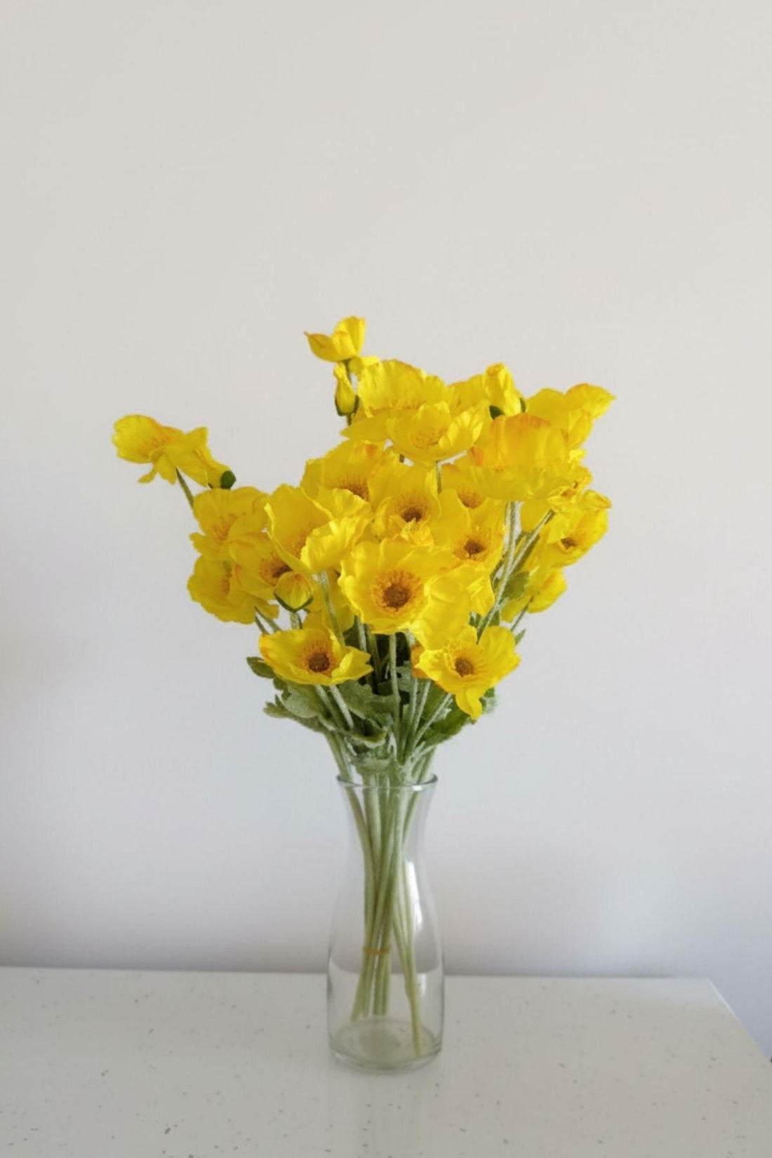 Yapay Gelincik Çiçeği 60 Cm Tek Dal Sarı