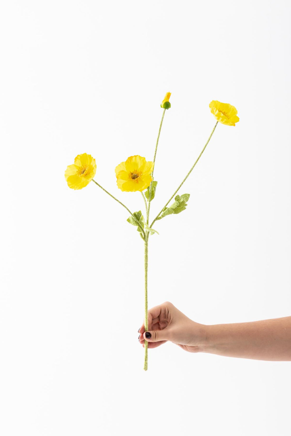 Yapay Gelincik Çiçeği 60 Cm Tek Dal Sarı