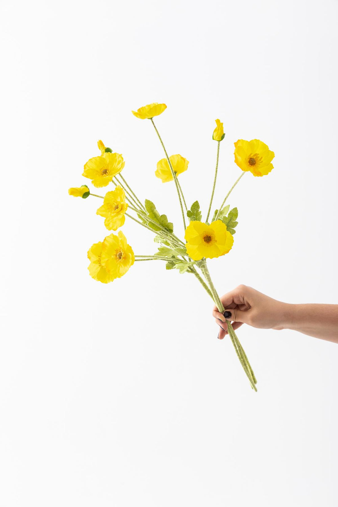 Yapay Gelincik Çiçeği 60 Cm Tek Dal Sarı