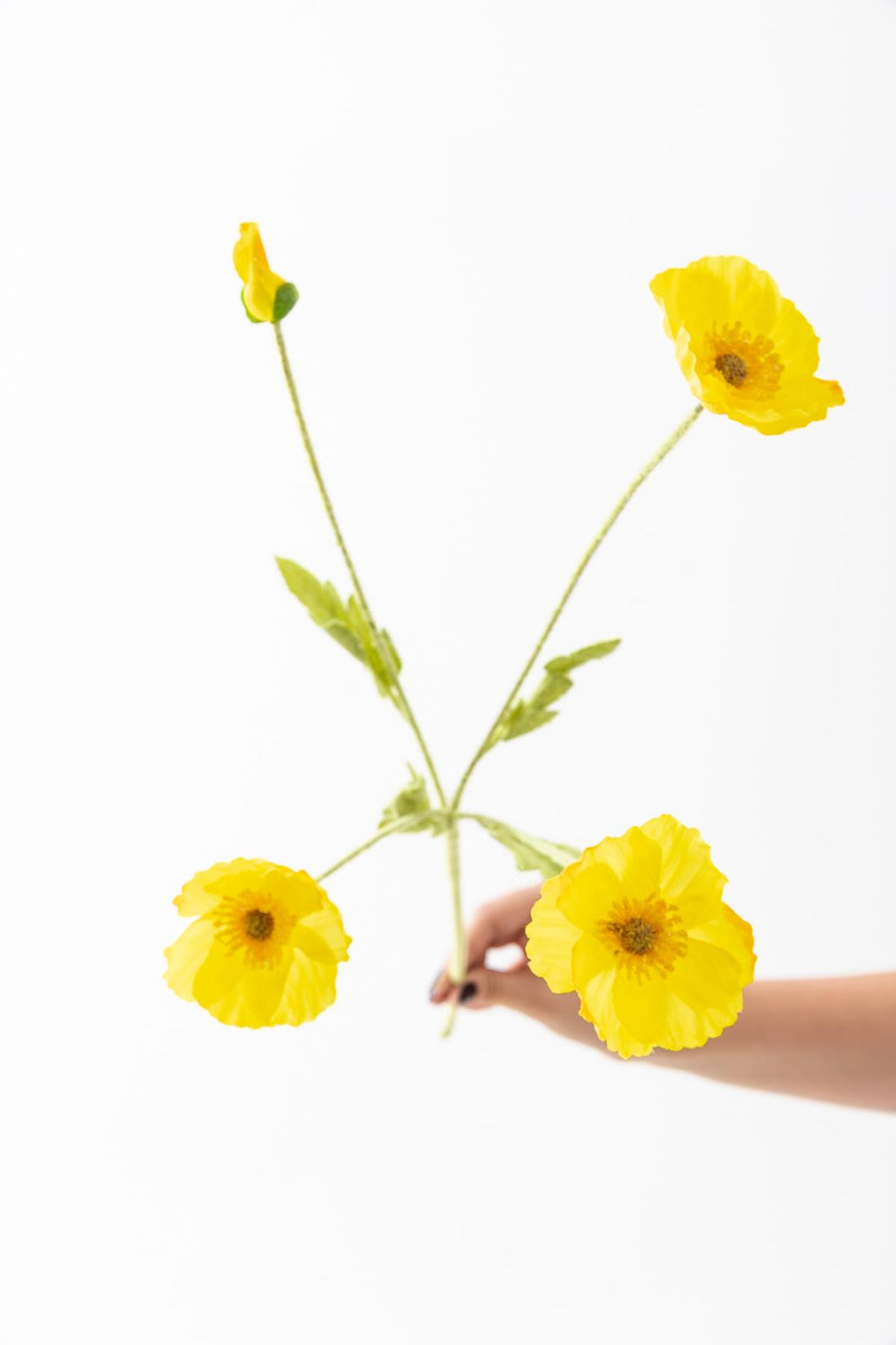 Yapay Gelincik Çiçeği 60 Cm Tek Dal Sarı