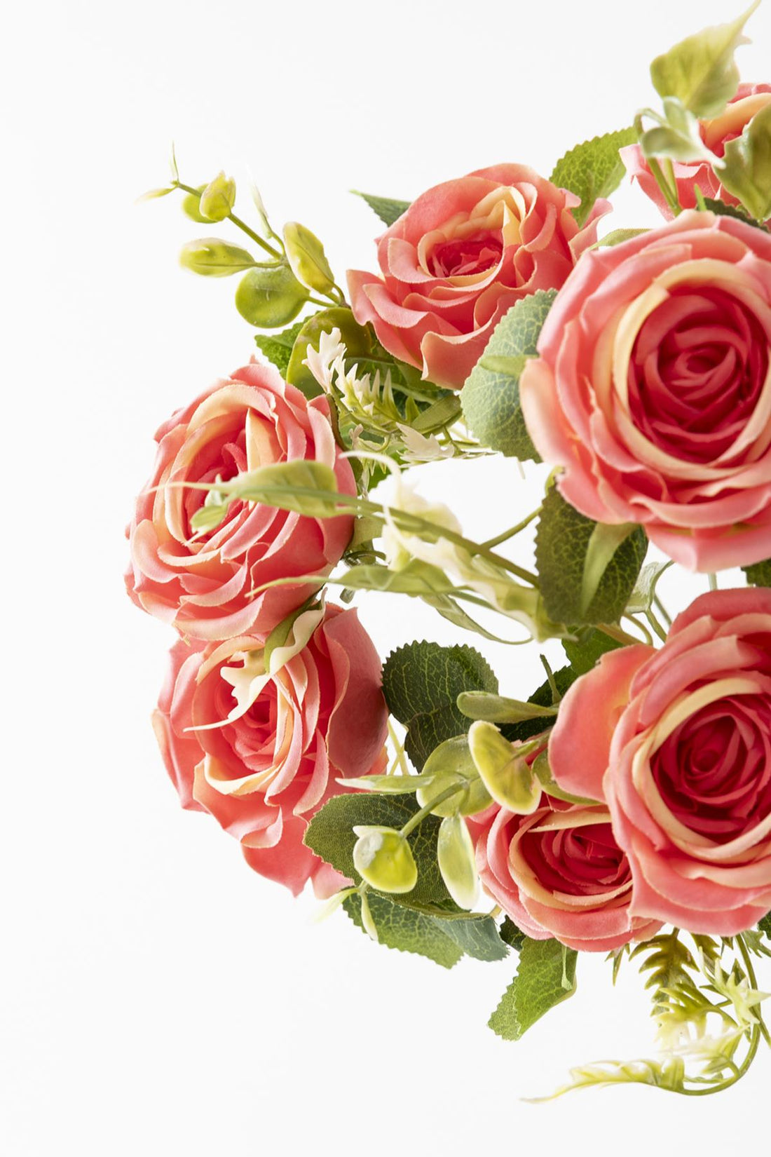 Yapay Gül Demeti 9 Dallı Koyu Pembe