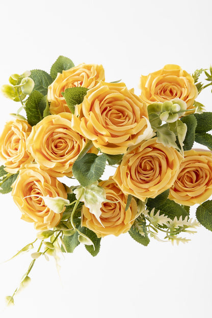 Yapay Gül Demeti 9 Dallı Sarı