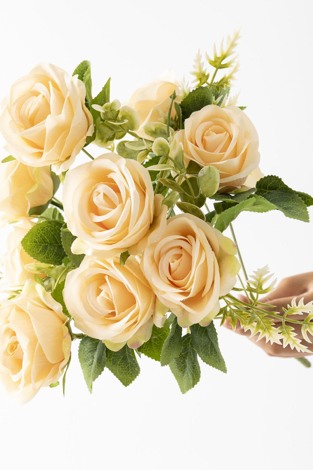 Yapay Gül Demeti 9 Dallı Somon