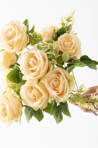 Yapay Gül Demeti 9 Dallı Somon