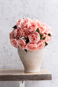 Yapay Gül Demeti Açık Pembe 9 Dallı