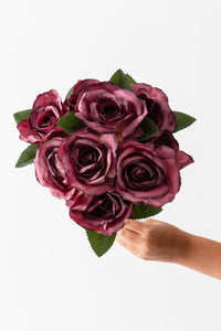 Yapay Gül Demeti Gül Kurusu 9 Dallı