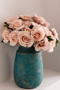 Yapay Gül Demeti Somon 9 Dallı