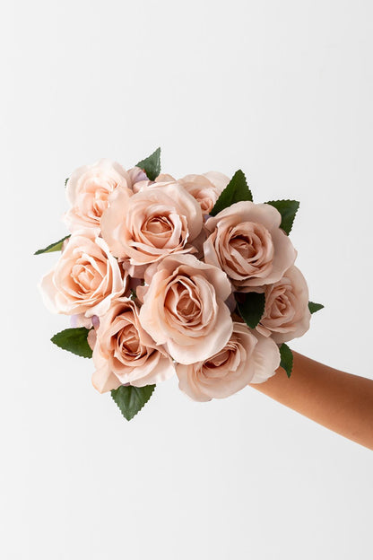 Yapay Gül Demeti Somon 9 Dallı