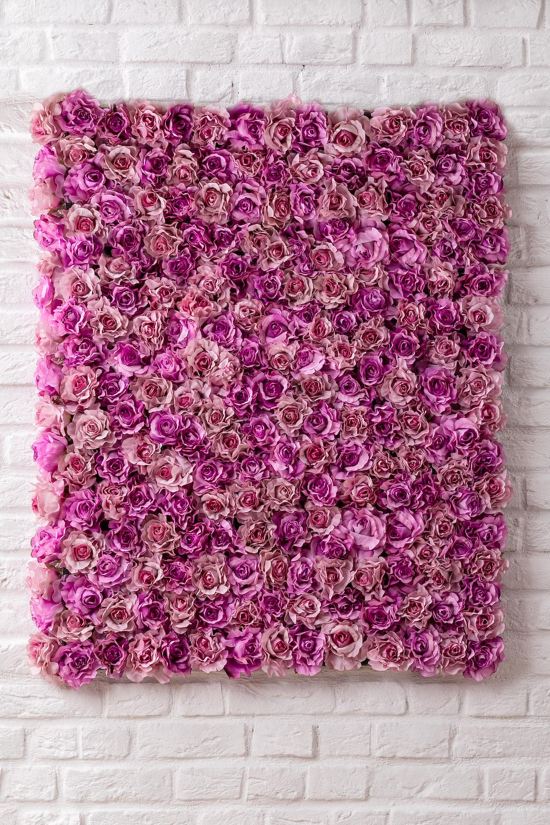 Yapay Gül Duvarı 100x100