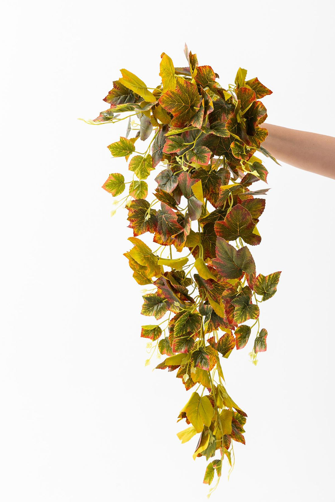 Yapay Hedera Sarmaşık 100 Cm 9 Dal Turuncu