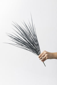 Yapay İnce Saz Demeti Gri 50 Cm 7 Dal(Uv)