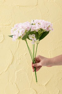 Yapay Islak Ortanca Çiçeği 45 cm 5 Dal