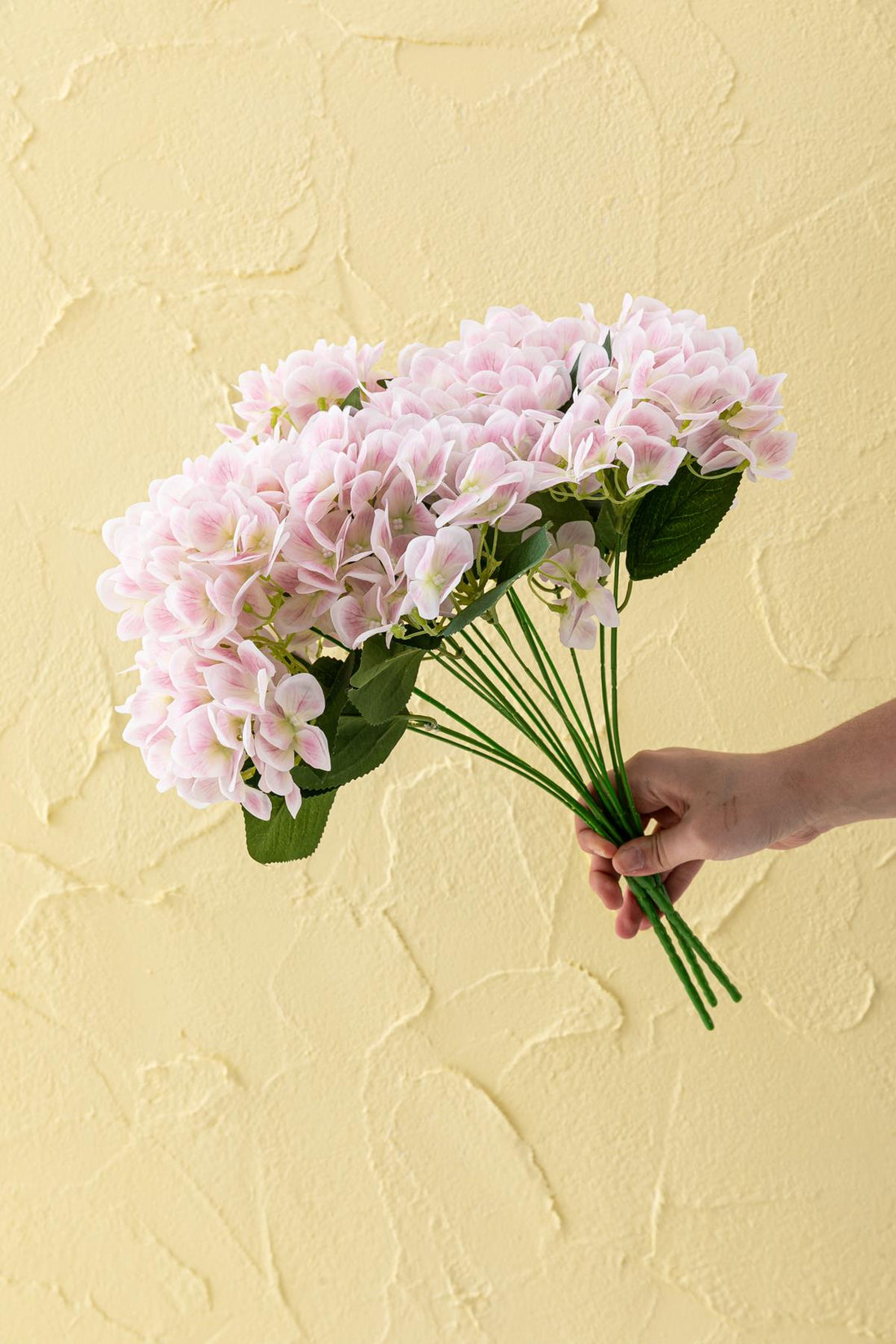 Yapay Islak Ortanca Çiçeği 45 cm 5 Dal