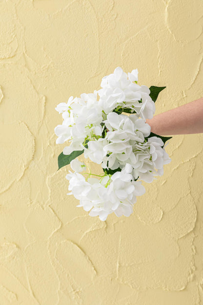 Yapay Islak Ortanca Çiçeği 45 cm 5 Dal
