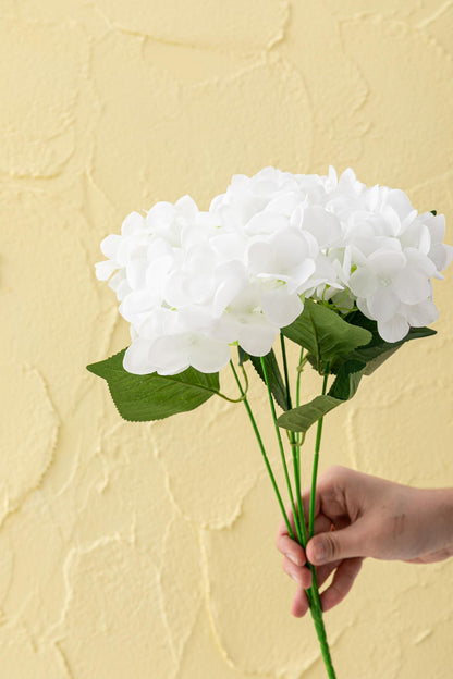 Yapay Islak Ortanca Çiçeği 45 cm 5 Dal