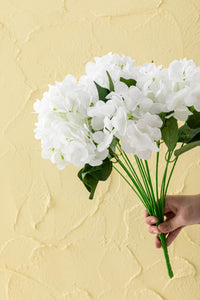 Yapay Islak Ortanca Çiçeği 45 cm 5 Dal