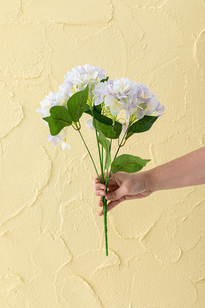 Yapay Islak Ortanca Çiçeği 45 cm 5 Dal