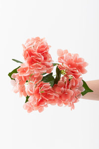 Yapay Islak Ortanca Çiçeği 45 cm 5 Dal