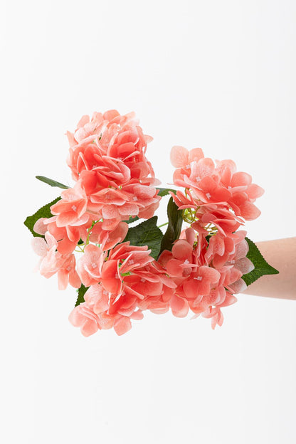 Yapay Islak Ortanca Çiçeği 45 cm 5 Dal