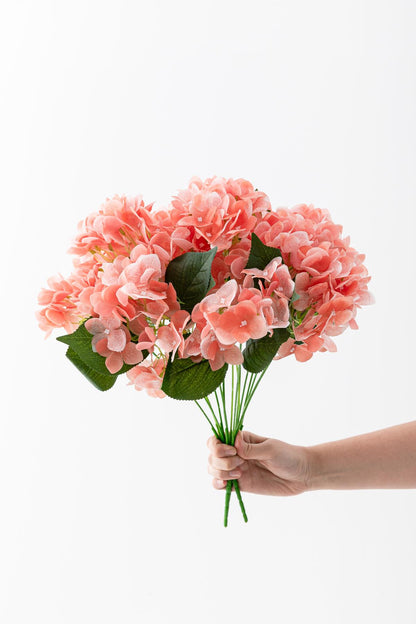 Yapay Islak Ortanca Çiçeği 45 cm 5 Dal